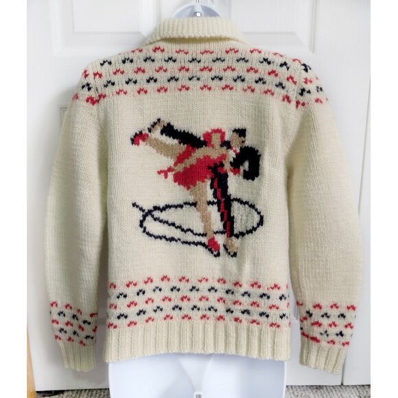 Vintage Mary Maxim skaters cardigan in heavy wool - Picture 5 of 8